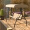 Flash Furniture Tan 3-Seater Convertible Canopy Patio Swing/Bed TLH-007-TAN-GG - alternate 1